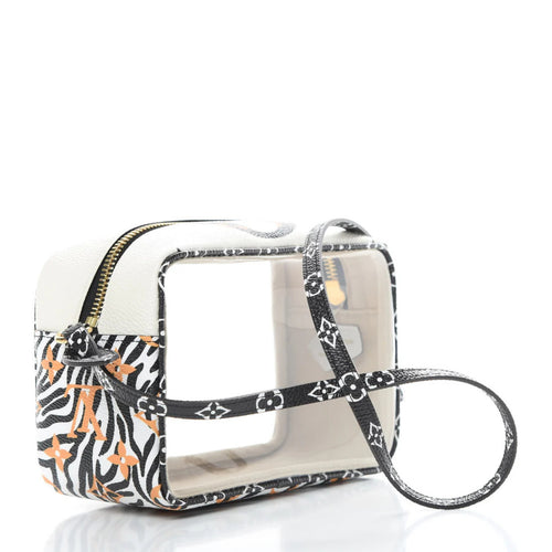 Monogram Giant Jungle Beach Pouch Ivory