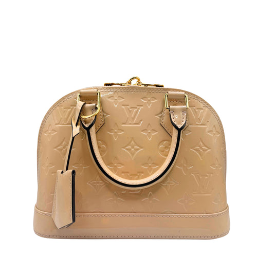 Citrine Monogram Vernis Alma BB Bag