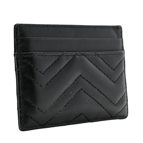 GG Marmont Card Holder in Black