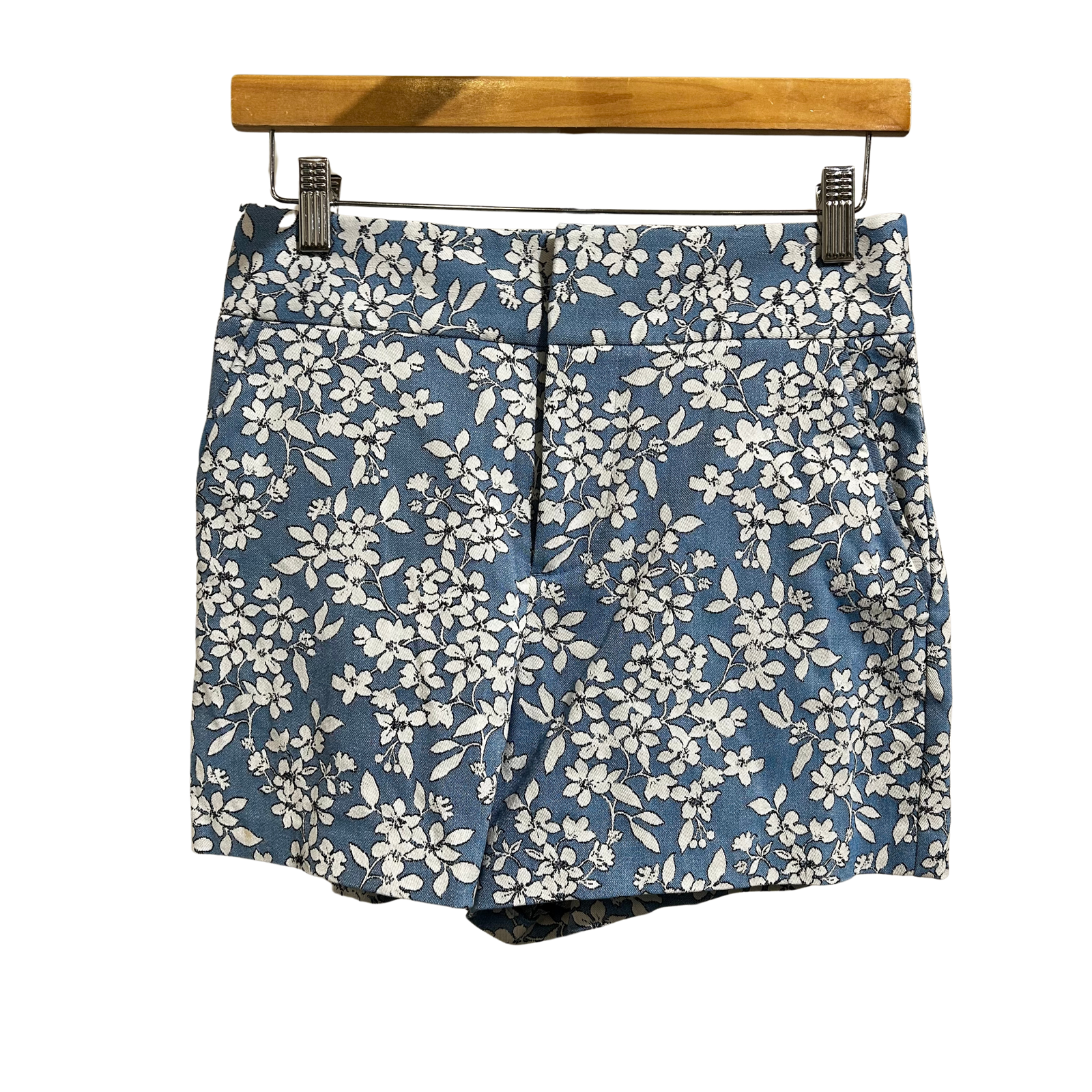 Blue Floral Blazer & Shorts