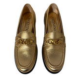 Gold Loafers 40