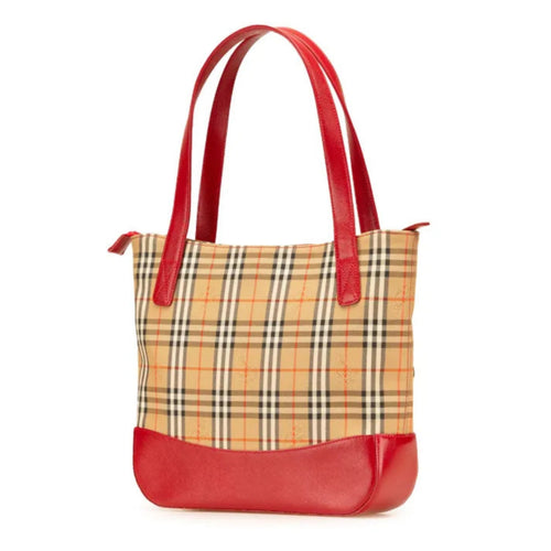 Haymarket Check Canvas Tote Bag