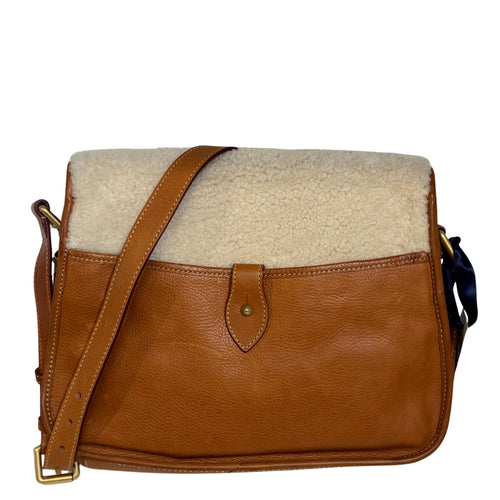 Florentine Shearling Saddle Bag