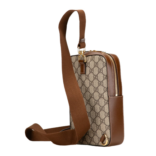 Interlocking GG Supreme PVC Shoulder Bag