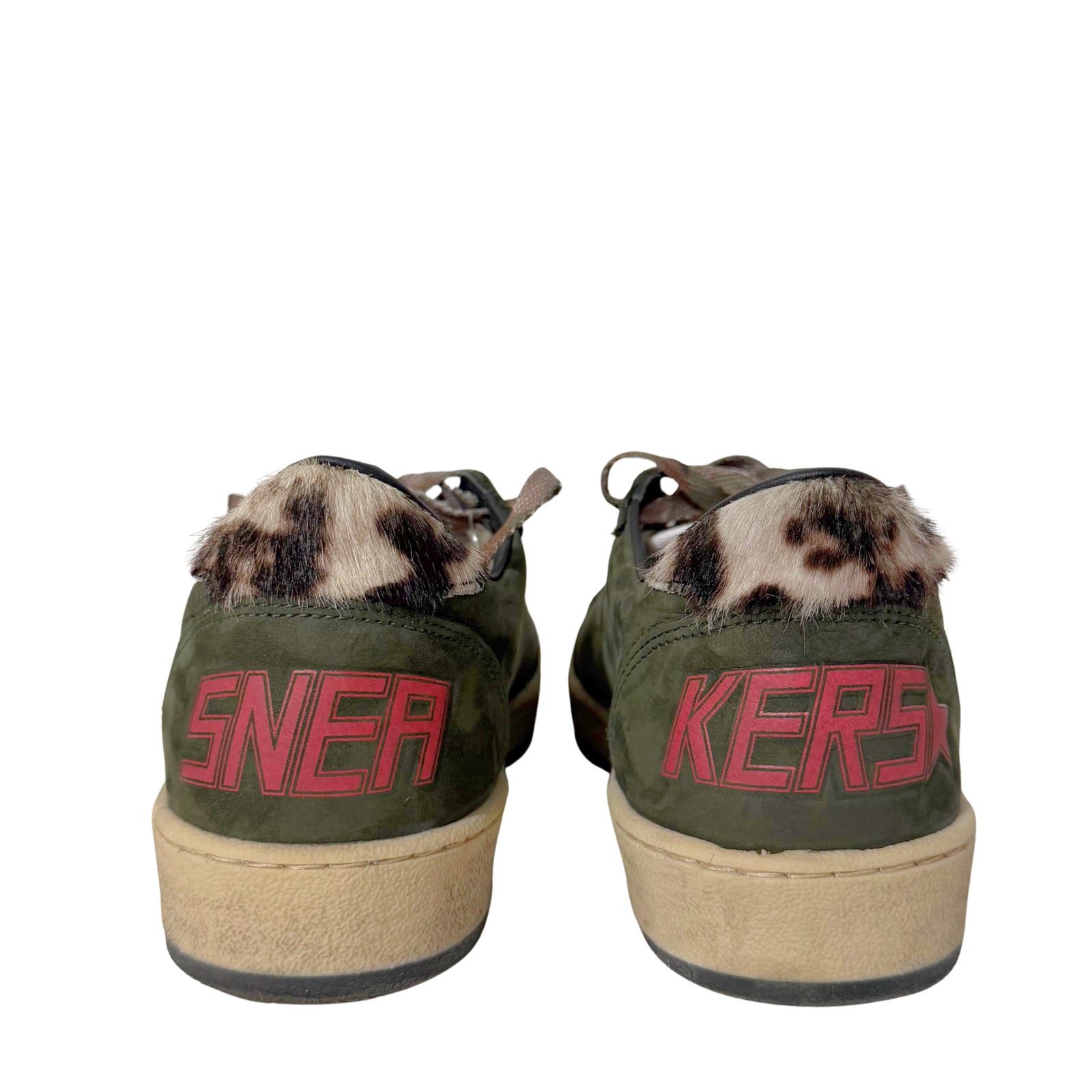 Ball Star Sneakers in Army Green 38
