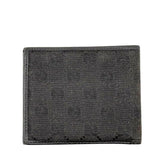 GG Canvas Bi Fold Wallet