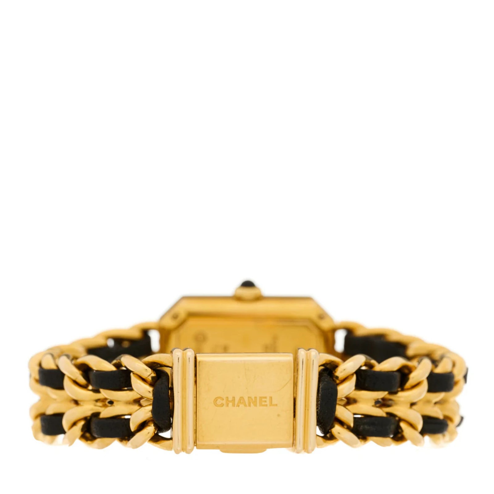 Lambskin 20mm Chain Premiere Quartz Watch Gold M