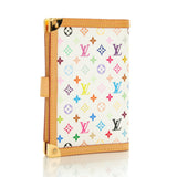 Monogram Multicolor Small Ring Agenda Cover White