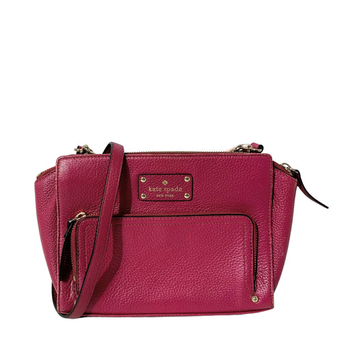 Fuchsia Pink Crossbody Bag