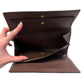 Damier Ebene Sarah International Wallet