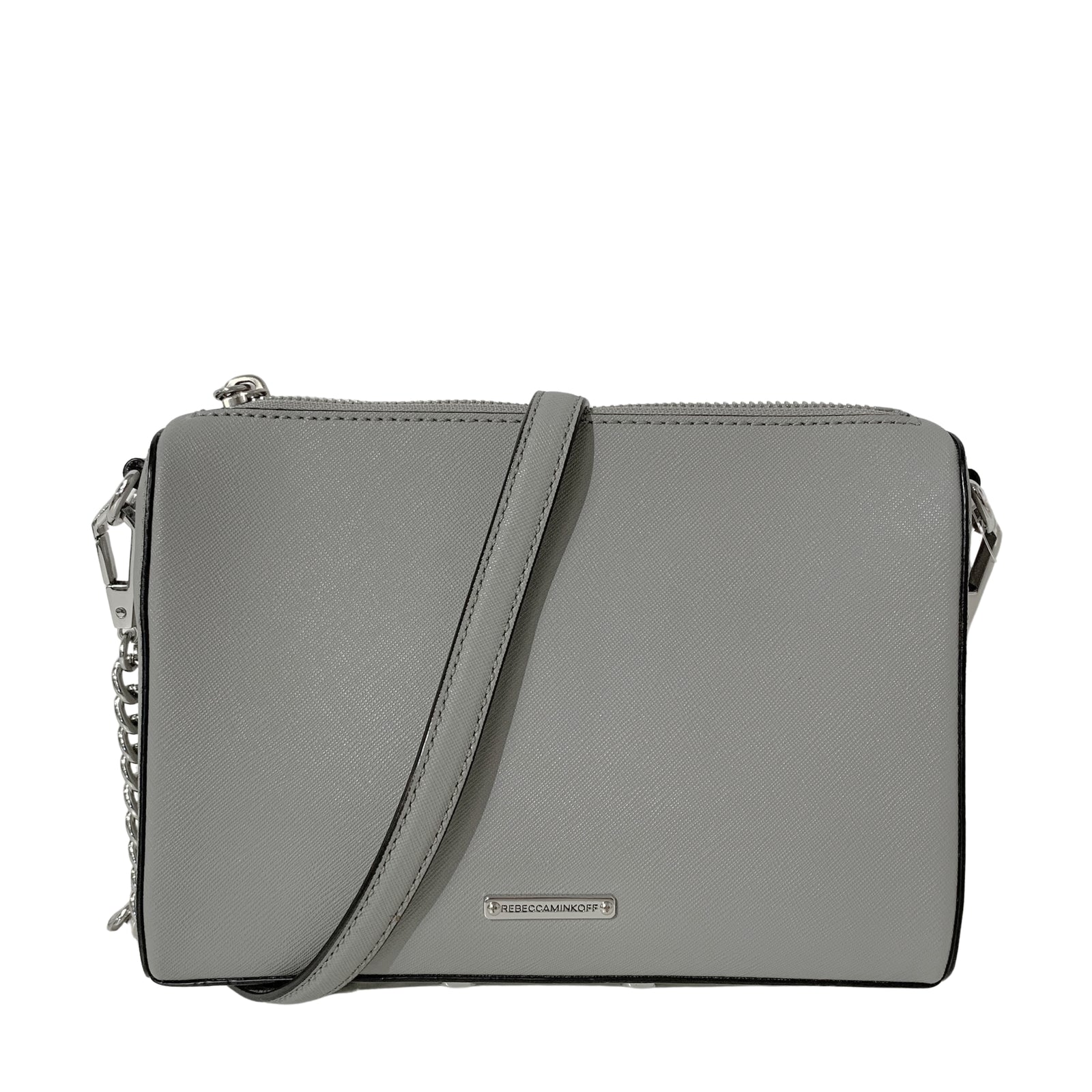 Gray Crossbody Bag