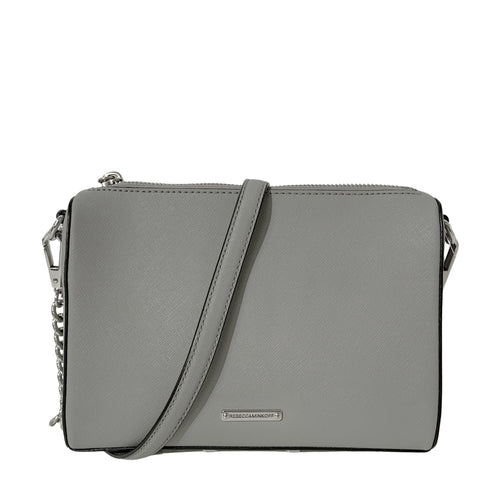 Gray Crossbody Bag