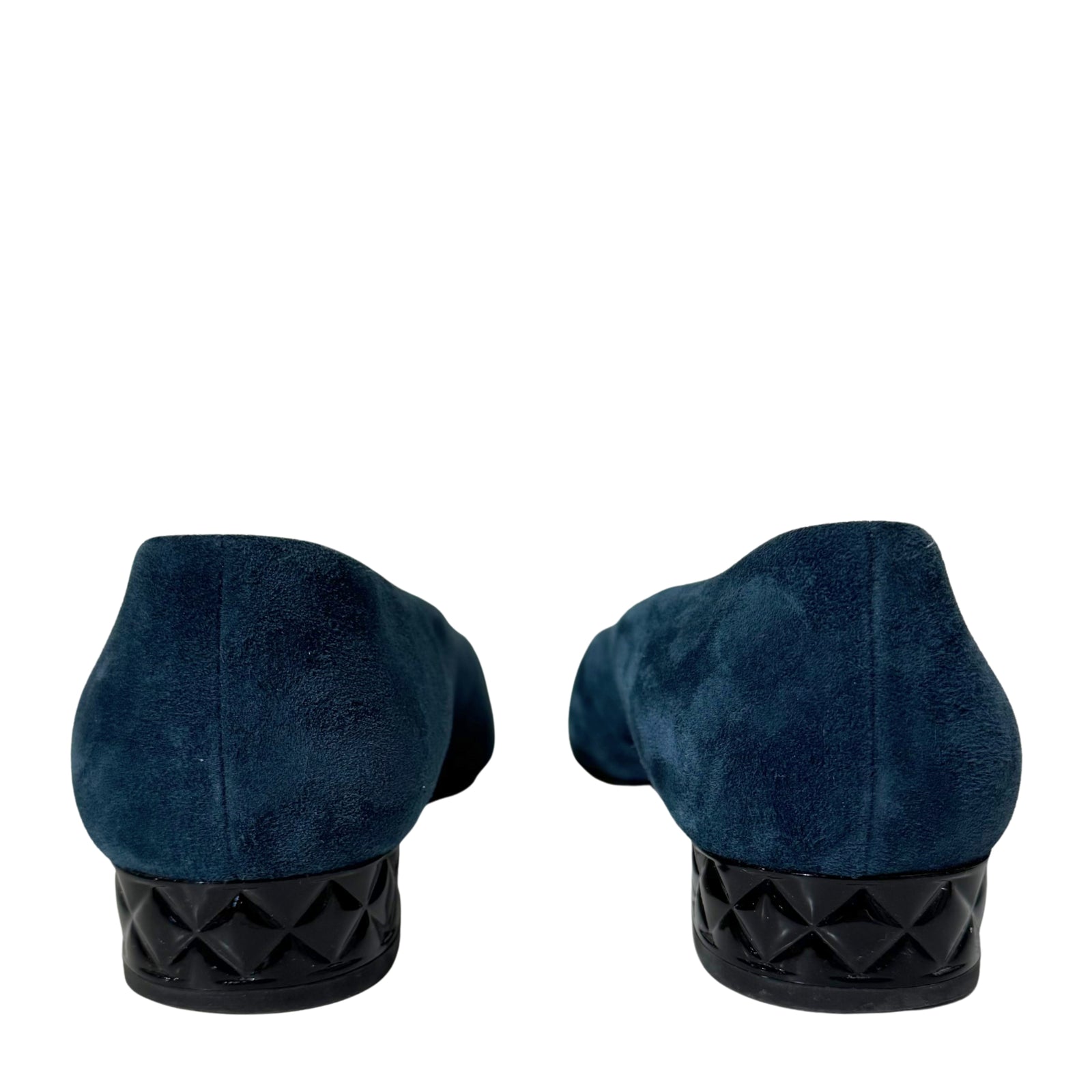 Navy Velvet Shoes 38