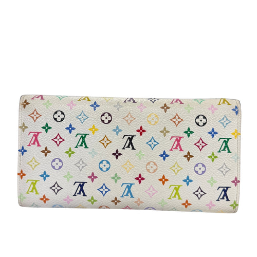 Multicolor Monogram Sarah Wallet