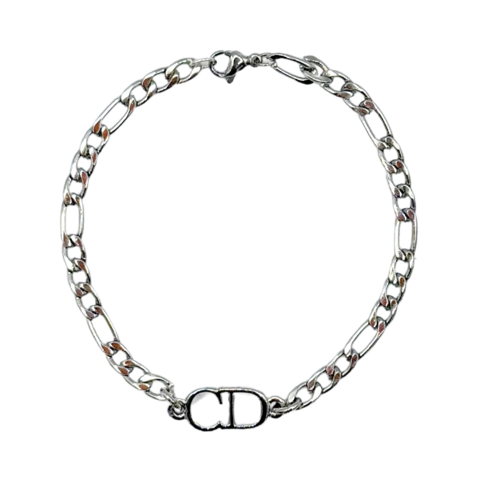 Repurposed CD Pendant Bracelet