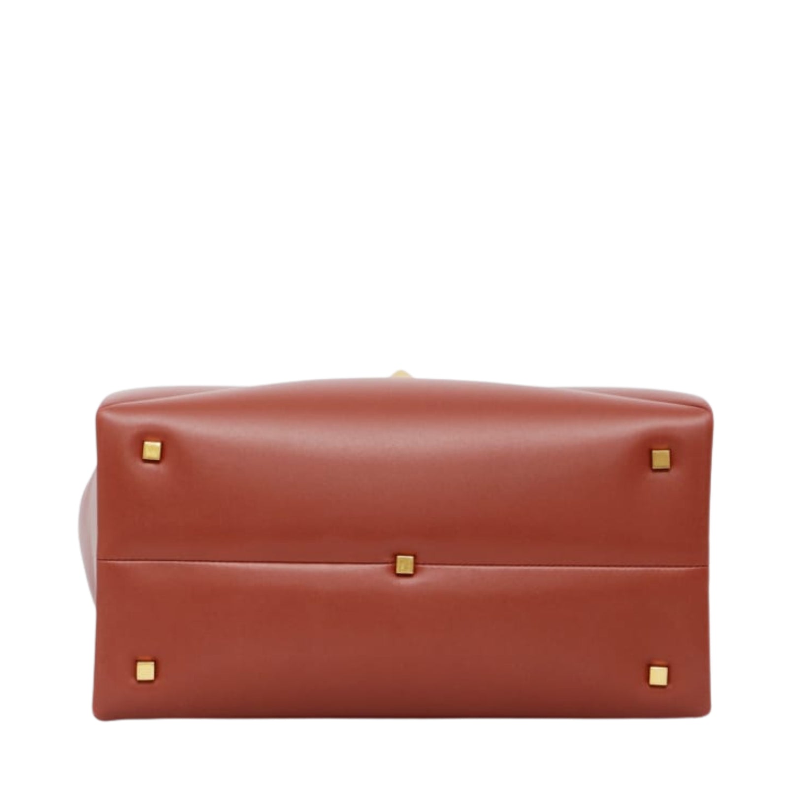 Nappa Medium One Stud Handbag Gingerbread