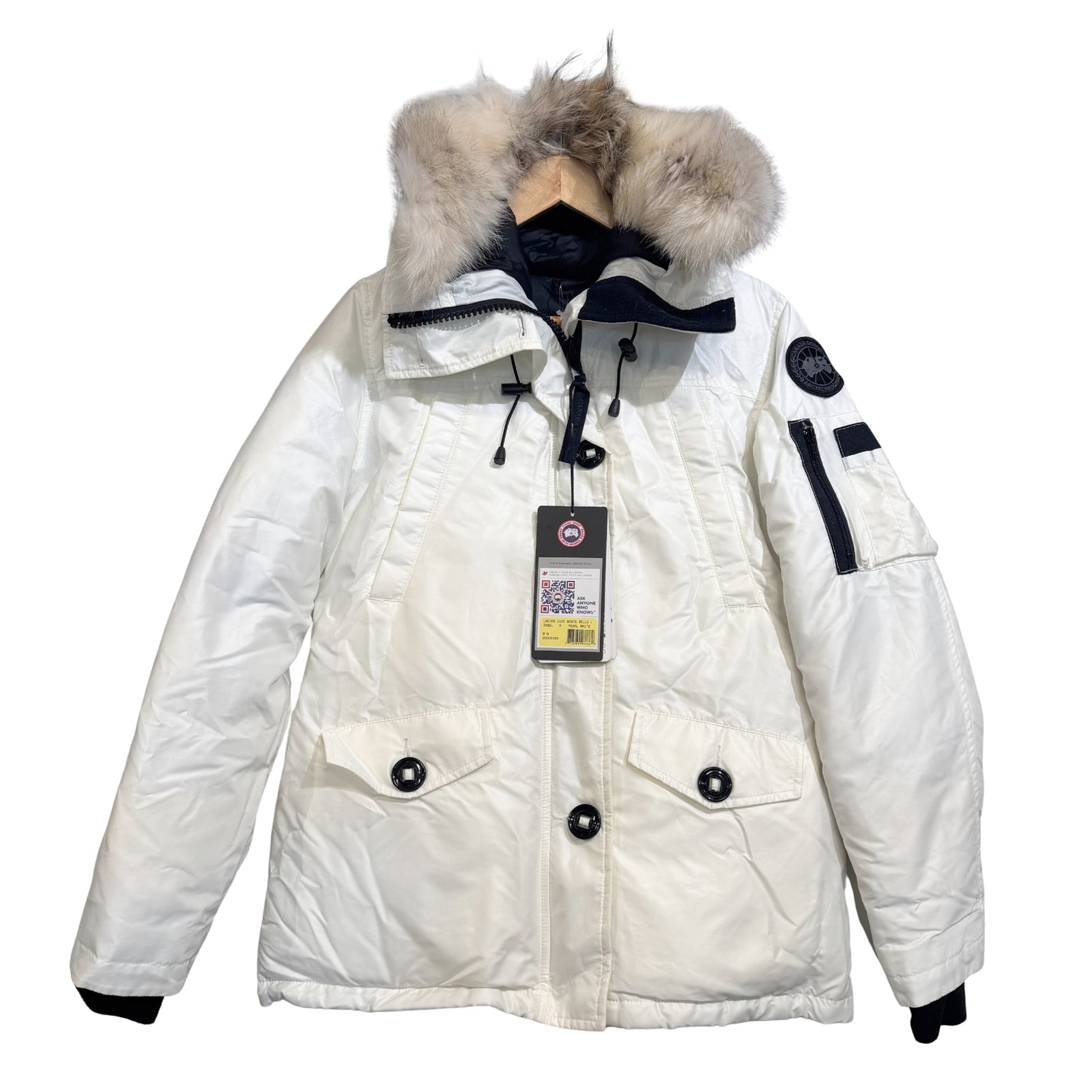 Montebello Parka in Pearl White