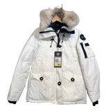 Montebello Parka in Pearl White