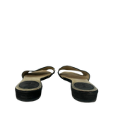 Suede Colorblock Pattern Slides 40