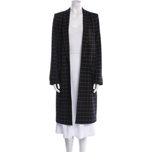 Windowpane Jacket in Black