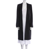 Windowpane Jacket in Black