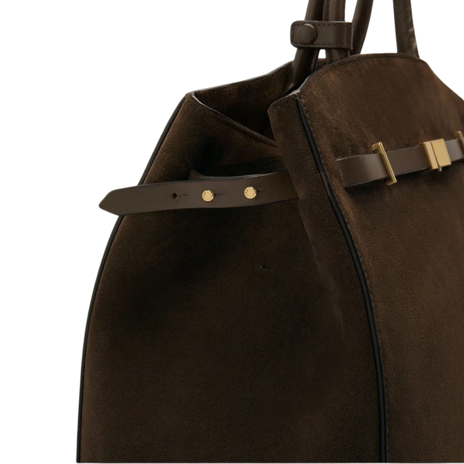 The Hudson Mocha Suede Tote Bag
