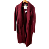 Dark Red Wool Coat