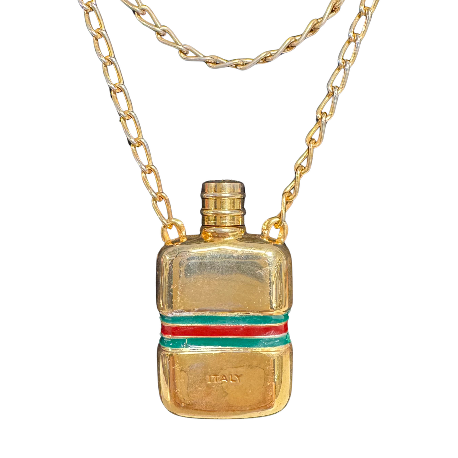 Vintage Perfume Bottle Necklace