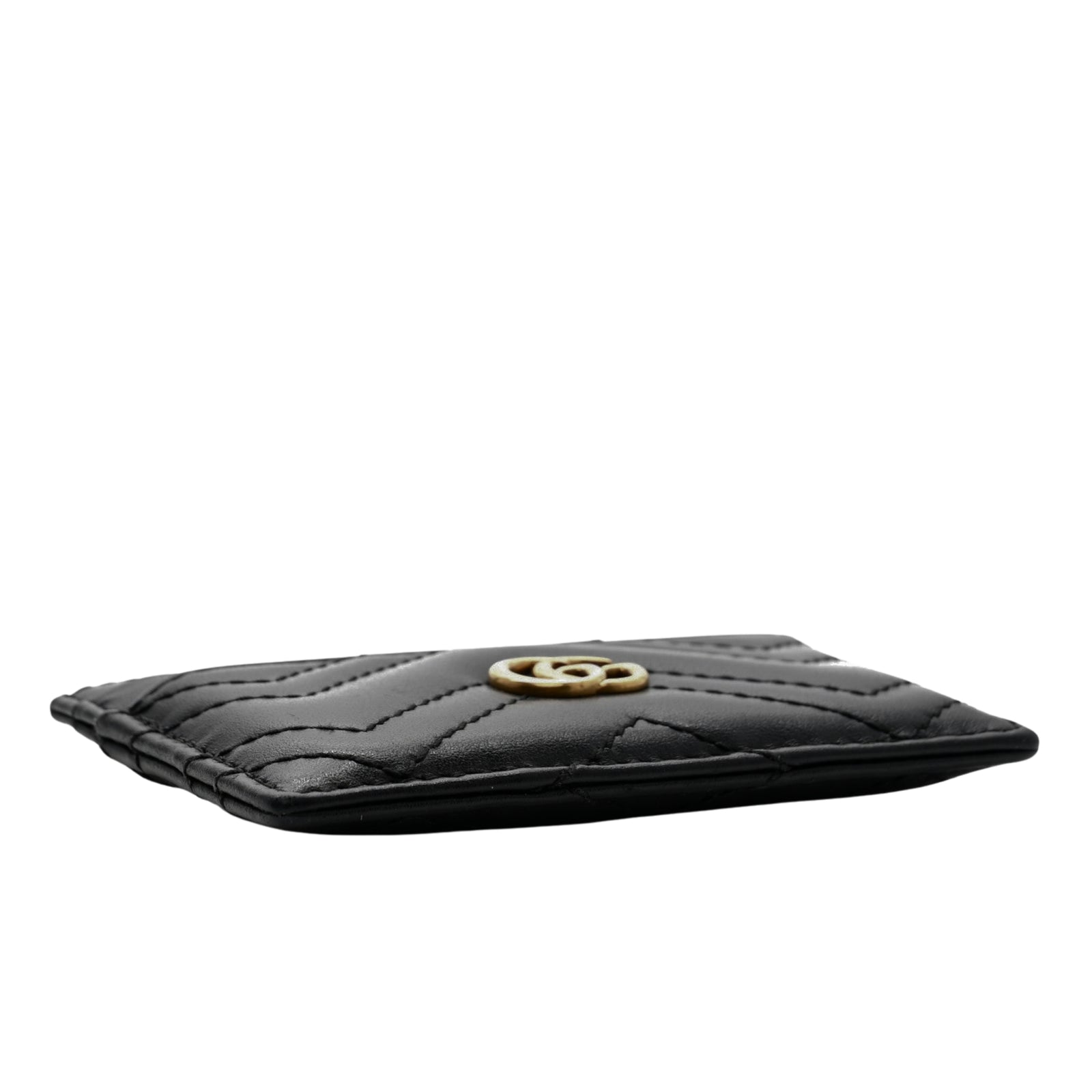 GG Marmont Card Holder in Black