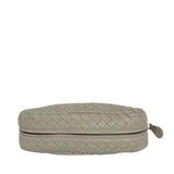 Nappa Intrecciato Small Chain Crossbody Light Grey