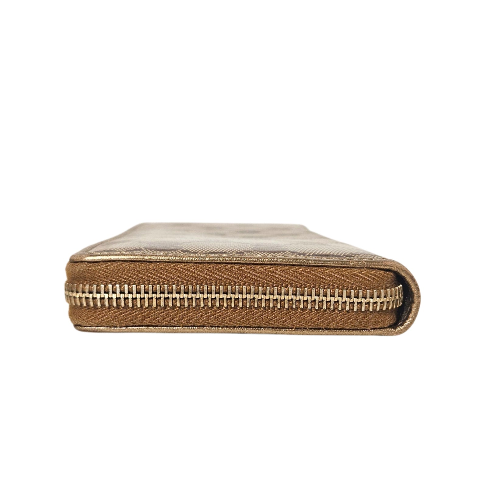 GG Canvas Zip Around Wallet