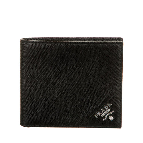 Saffiano Metal Leather Wallet
