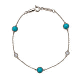 Turquoise & Diamond Color by the Yard