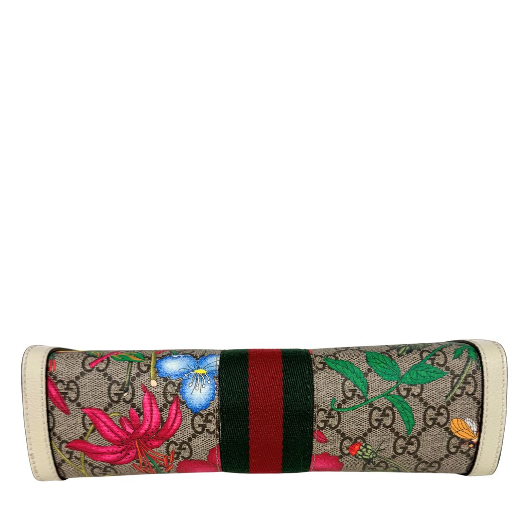 GG Supreme Flora Small Ophidia Chain Bag