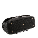 Calfskin Quilted XXL Airline Flap Bag Black