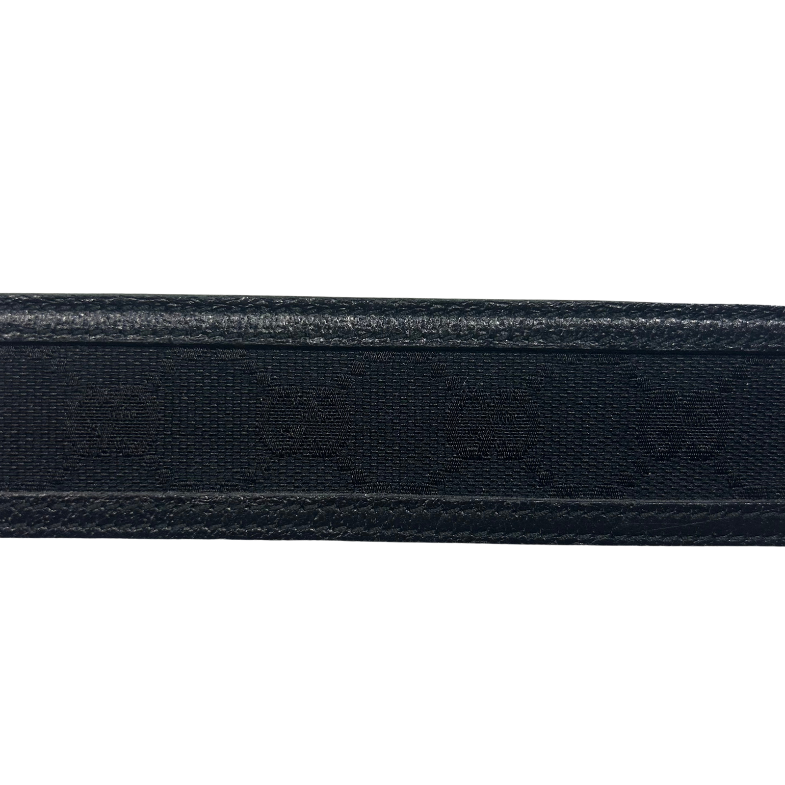 Unisex Monogram Black GG Belt