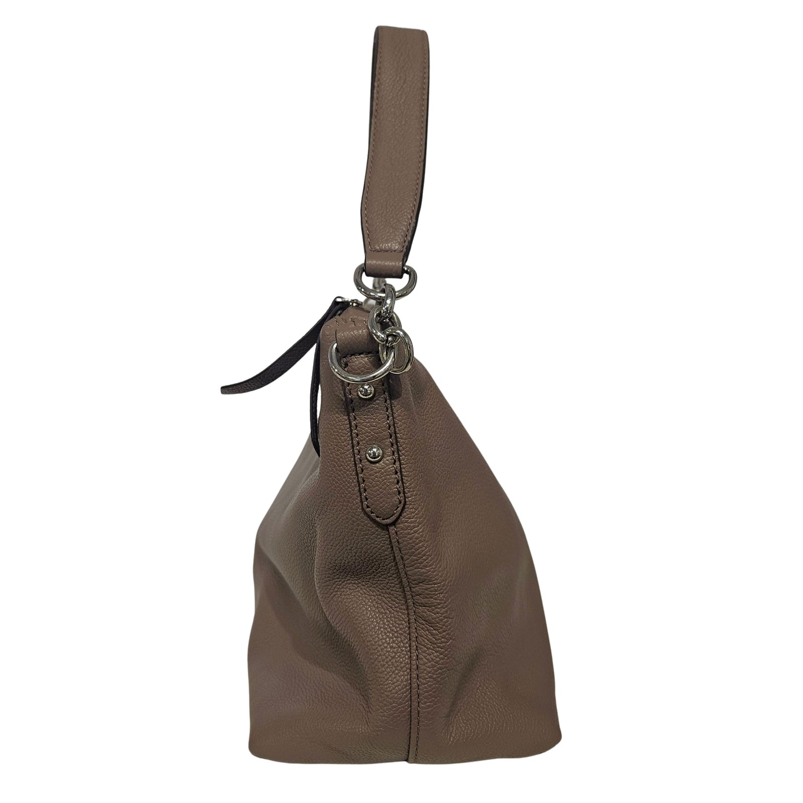 Pebbled Leather Shoulder Bag