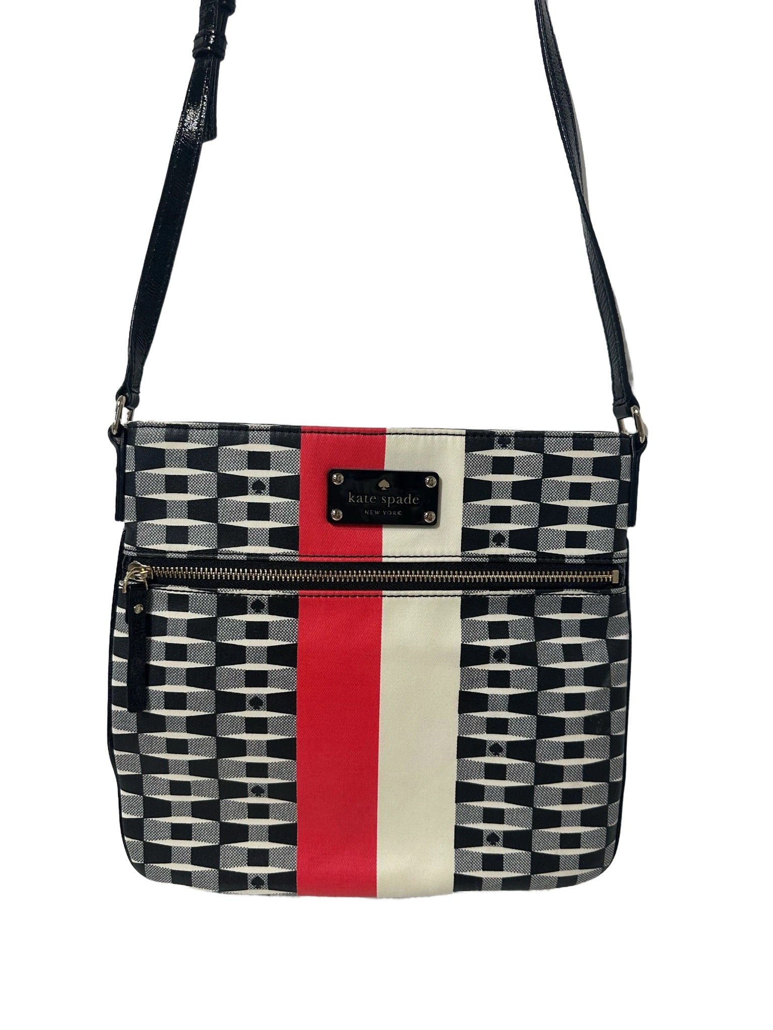 Black and Red Crossbody