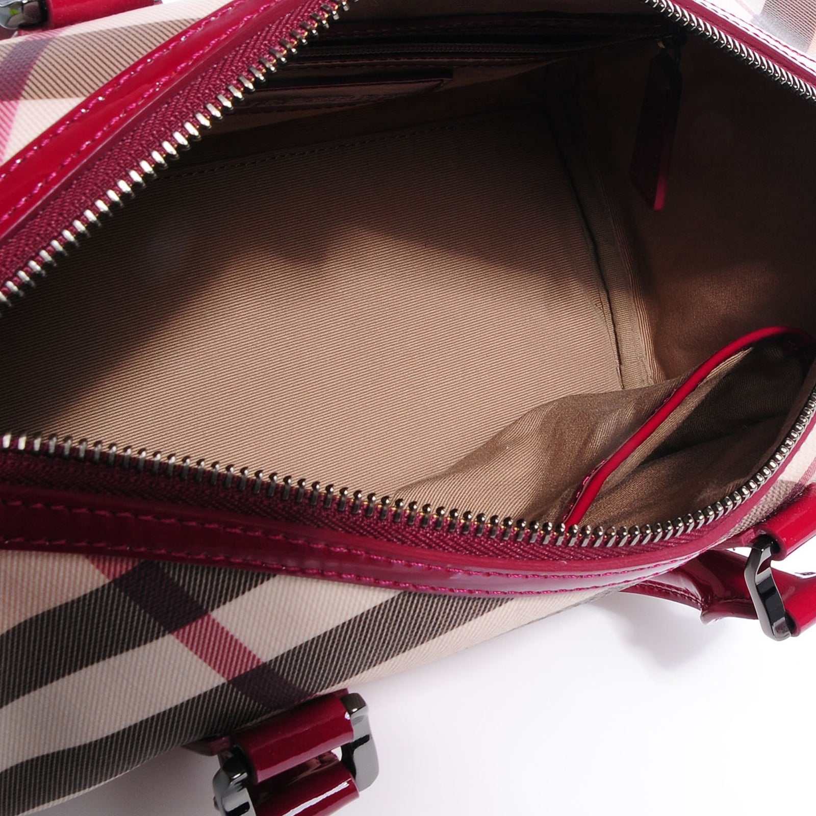 Nova Check Chester Bowling Bag Raspberry Sorbet