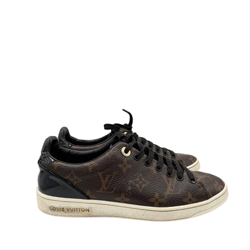 Louis Vuitton Patent Monogram Frontrow Sneakers