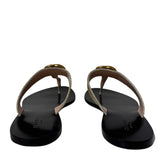 Metallic Marmont Leather Sandals 39.5