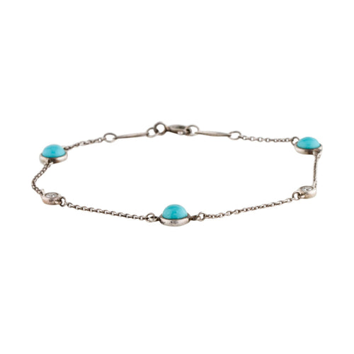 Turquoise & Diamond Color by the Yard