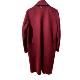 Dark Red Wool Coat