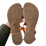 Orange Thong Sandals 7 (Copy)