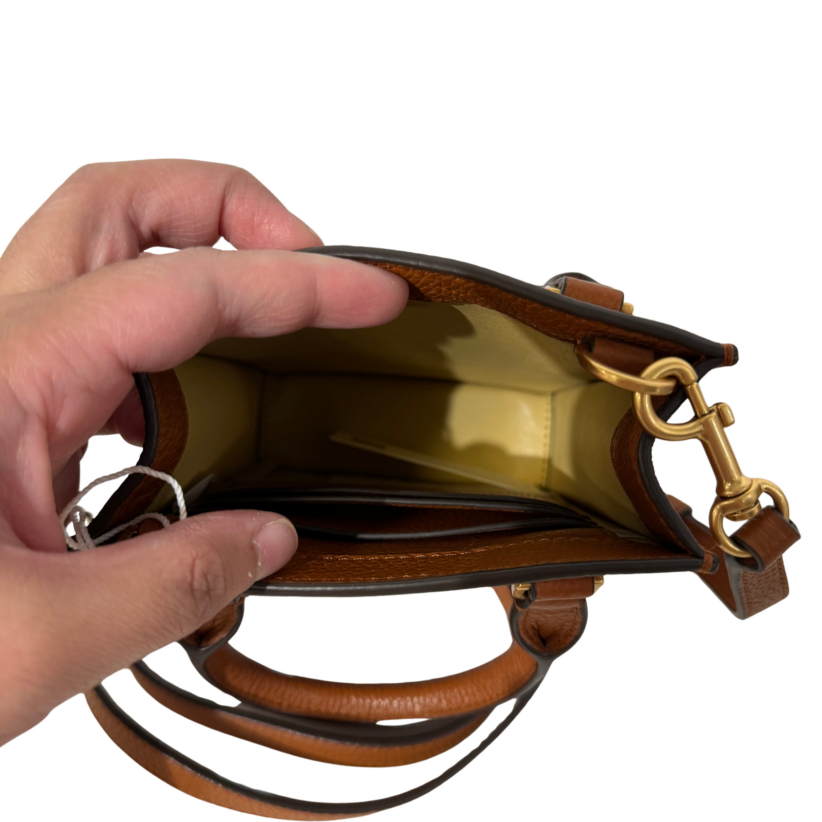 Small Brown Leather Crossbody Bag