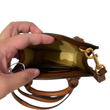 Small Brown Leather Crossbody Bag