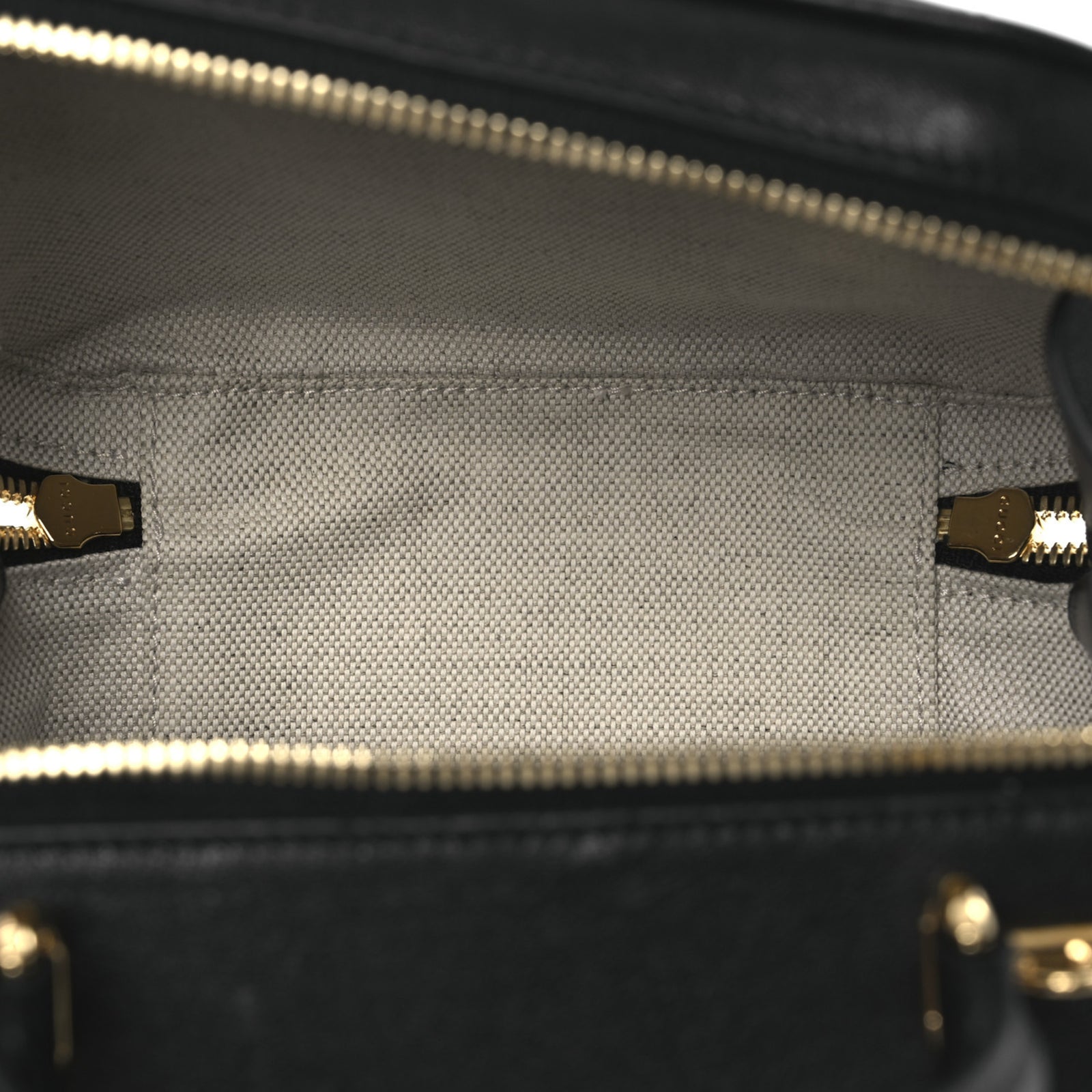 Sakai Be Green Calfskin Diagonal Stitched Blondie Top Handle Bag Black