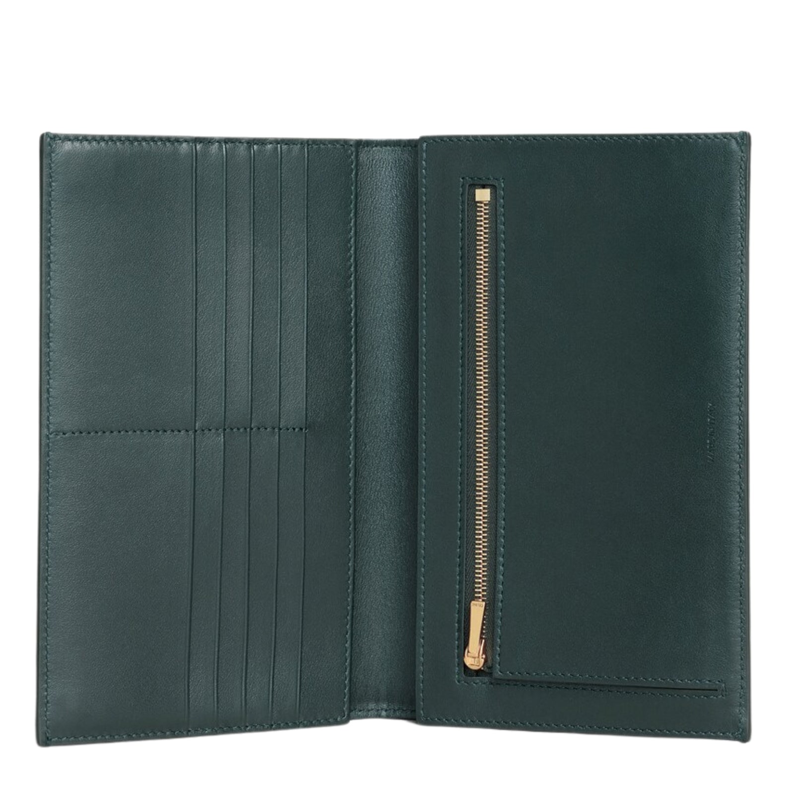 Large Strap Wallet in Grained Calfskin