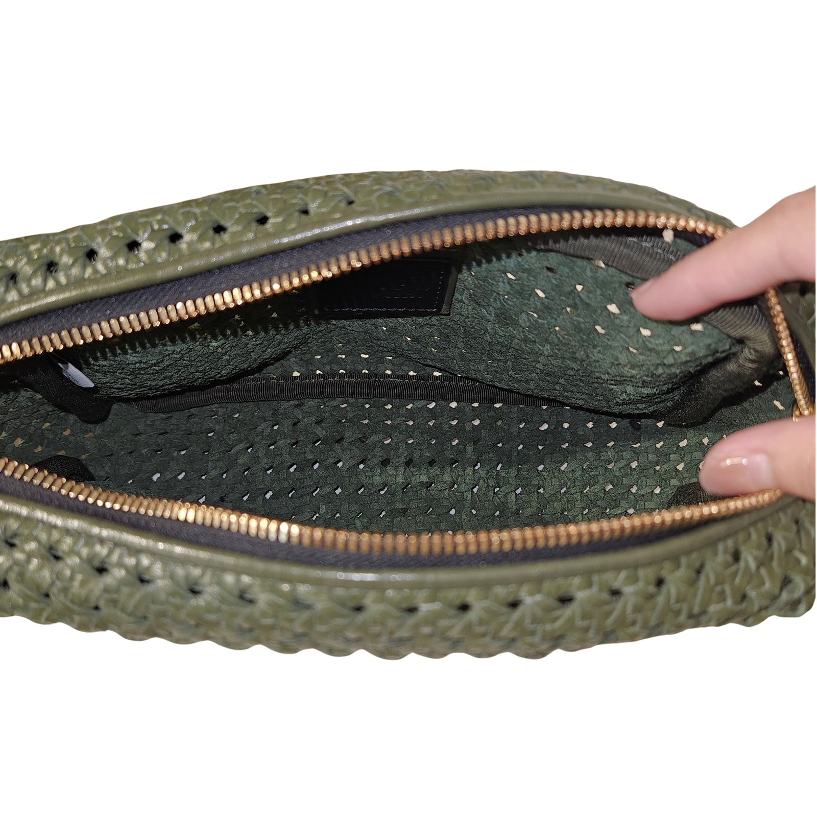 Marisol Army Rattan Bag
