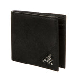 Saffiano Metal Leather Wallet